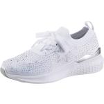Weiße Ara Slip-on Sneaker ohne Verschluss aus Textil für Damen Größe 39 