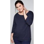 Reduzierte Marineblaue 3/4-ärmelige Sheego Damensweatshirts Größe 3 XL Große Größen 