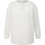 Reduzierte Weiße Triangle Tunika-Blusen für Damen Übergrößen Große Größen 