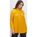 Reduzierte Senfgelbe Sheego Tunika-Blusen für Damen Übergrößen Große Größen 