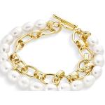 Goldene Bling Jewelry Damenarmbänder glänzend aus Gold zur Hochzeit 