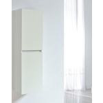 Weiße Minimalistische Bad Hängeschränke aus Holz Breite 0-50cm, Höhe 100-150cm, Tiefe 0-50cm 