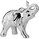 Elefanten Figuren poliert aus Porzellan 