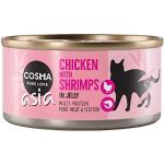 GroßhandelPL Cosma Thai/Asia in Jelly Katzen-Nassfutter Huhn & Shrimps 96er Pack ( 96 x 170 g)