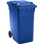 Blaue Mülltonnen 301l - 400l aus HDPE 5-teilig 