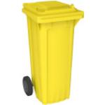 Gelbe Mülltonnen bis 100l aus HDPE 