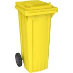 Gelbe Mülltonnen bis 100l aus HDPE 