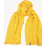 Gelbe Nachhaltige Strickschals aus Wolle Handwäsche für Herren für den für den Sommer 