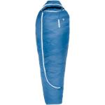 Grüezi Bag - Biopod DownWool Ice 175 - Daunenschlafsack Gr bis 175 cm Körpergröße - 200 x 77 x 50 cm Zip: Reverse-J Blau