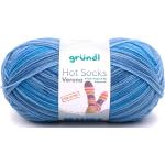 Blaue Gründl Wolle Hot Socks Sockenwolle maschinenwaschbar 