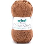Gründl Wolle Cotton Quick 50 g uni caramell - [GLO663608330]