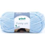 Gründl Wolle Funny uni 100 g pastellblau - [GLO663608356]