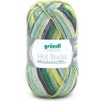 Gründl Wolle Hot Socks Madena, 4-fach, 100 g, neptun-color-mix - [GLO663608748]