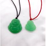 Grüne Buddha-Ketten aus Nylon mit Jade 