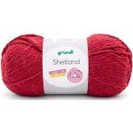 Gründl Shetland Handstrickgarn, Wolle, Rot, 1 x 100 g