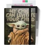 Grupo Erik Ringbuch A4 - The Mandalorian Child Baby Yoda - Ordner Set mit Trennblättern offizielles Merchandising, CBK0073