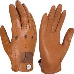 Touchscreen-Handschuhe aus Leder für Herren Größe L für den für den Sommer 