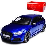 Blaue Audi A3 Modellautos & Spielzeugautos aus Kunstharz 