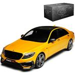 Gelbe Mercedes Benz Merchandise S-Klasse S 65 AMG Modellautos & Spielzeugautos aus Kunstharz 