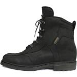 Schwarze Gore Tex Outdoor Schuhe mit Reißverschluss aus Nubukleder atmungsaktiv für Damen Größe 43 