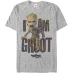 Weiße Kurzärmelige Guardians of the Galaxy Groot T-Shirts aus Baumwolle für Herren Größe XXL 