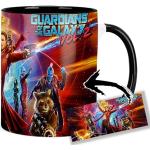Guardians Of The Galaxy Vol 2 Chris Pratt Zoe Saldaña Tasse Innen & Henkel Schwarz Keramikbecher Mug