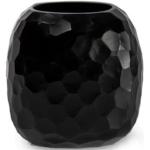 Schwarze 20 cm GUAXS Runde Vasen & Blumenvasen 12 cm mundgeblasen 
