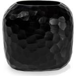 Schwarze 19 cm GUAXS Runde Vasen & Blumenvasen mundgeblasen 