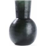 Schwarze 18 cm GUAXS Runde Vasen & Blumenvasen 16 cm mundgeblasen 