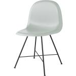 GUBI 3D Dining Chair Vierbeingestell, Farbe: blassblau, Gleiter/Rollen: Filzgleiter