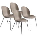 Reduzierte Silberne Moderne Gubi Designer Stühle aus Chrom Breite 50-100cm, Höhe 50-100cm, Tiefe 50-100cm 4-teilig 