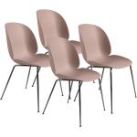 Reduzierte Pinke Moderne Gubi Designer Stühle aus Chrom Breite 50-100cm, Höhe 50-100cm, Tiefe 50-100cm 4-teilig 