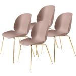Pinke Moderne Gubi Designer Stühle Breite 50-100cm, Höhe 50-100cm, Tiefe 50-100cm 4-teilig 