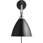 Schwarze Moderne Gubi Bestlite Runde Bauhaus Lampen matt aus Chrom schwenkbar 