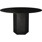 Schwarze Moderne Gubi Runde Runde Couchtische 130 cm aus Metall 
