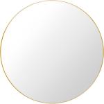 Goldene Moderne Gubi Runde Badspiegel & Badezimmerspiegel aus Messing 