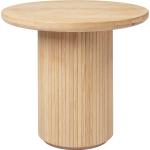 Hellbraune Moderne Gubi Runde Lounge Tische aus Eiche 