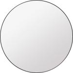 Silberne Moderne Gubi Runde Runde Wandspiegel 110 cm aus Metall 