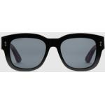 Schwarze Gucci Rechteckige Rechteckige Sonnenbrillen aus Metall für Herren 