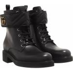Schwarze Gucci Ankle Boots & Klassische Stiefeletten mit Reißverschluss aus Leder für Damen Größe 38 
