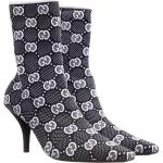 Reduzierte Schwarze Gucci Ankle Boots & Klassische Stiefeletten aus Leder für Damen Größe 36 