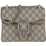 Gucci Crossbody Bags - Dionysus GG Supreme Mini Shoulder Bag - Gr. unisize - in Taupe - für Damen