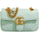 Gucci Crossbody Bags - GG Marmont Matelasse Mini Bag - Gr. unisize - in Grün - für Damen
