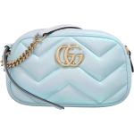 Gucci Crossbody Bags - GG Marmont Shoulder Bag - Gr. unisize - in Blau - für Damen