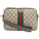 Beige Gucci Ophidia Damenschultertaschen & Damenshoulderbags aus Textil 