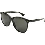 Schwarze Gucci Quadratische Sonnenbrillen mit Sehstärke aus Kunststoff für Damen 