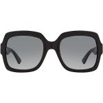 Schwarze Gucci Quadratische Sonnenbrillen mit Sehstärke aus Kunststoff für Damen 