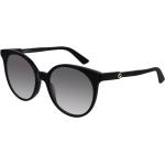 Schwarze Gucci Runde Runde Sonnenbrillen aus Kunststoff für Damen 