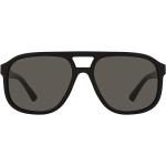 Schwarze Gucci Pilotenbrillen aus Kunststoff für Herren 