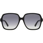 Schwarze Gucci Quadratische Kunststoffsonnenbrillen für Herren 